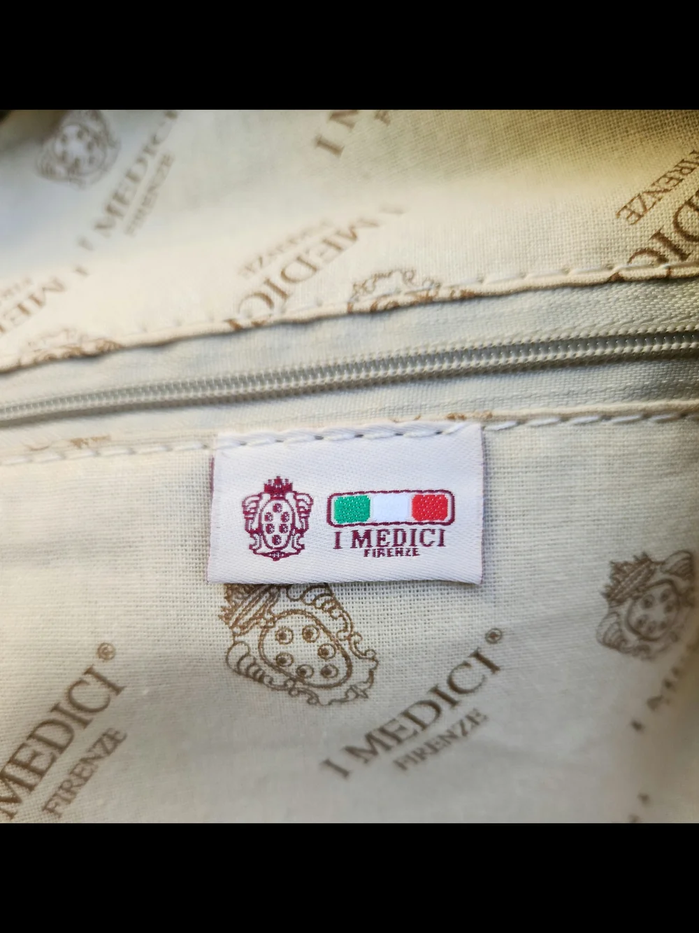 I Medici Firenze Verde Leather Backpack
